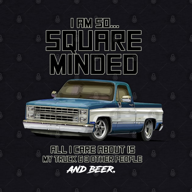 Square Body Chevy and Beer by hardtbonez